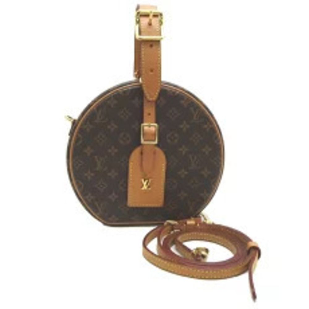 Louis Vuitton Boite Chapeau Handbag Monogram Brown